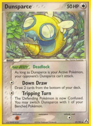 Dunsparce #31 · Legend Maker Pokémon card
