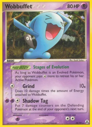 Wobbuffet #28 · Legend Maker Pokémon card