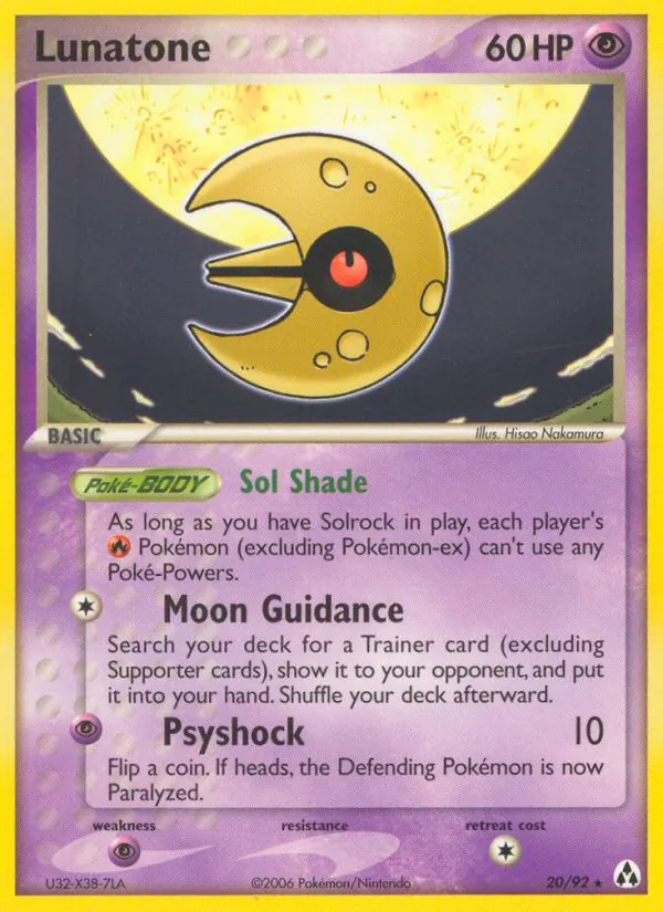 Lunatone full card art
