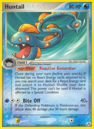 Huntail #18 · Legend Maker Pokémon card