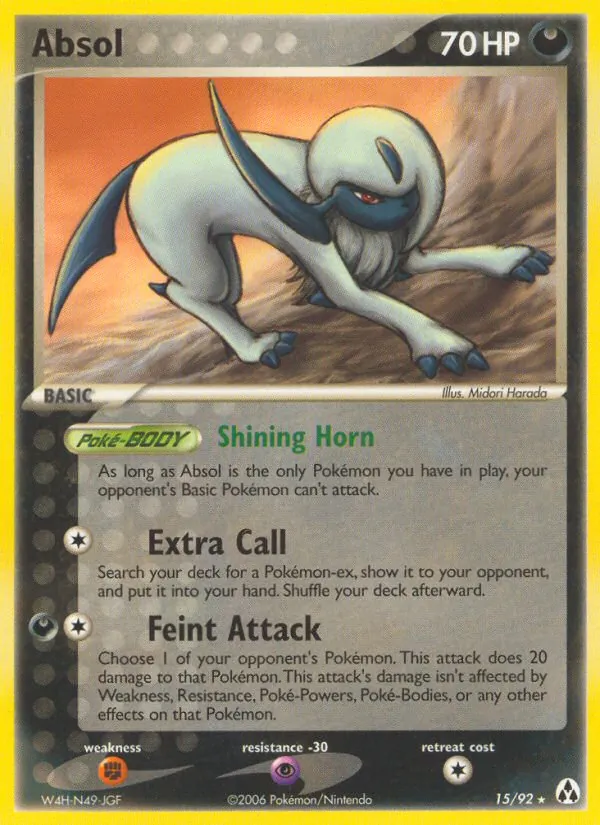 Absol full card art
