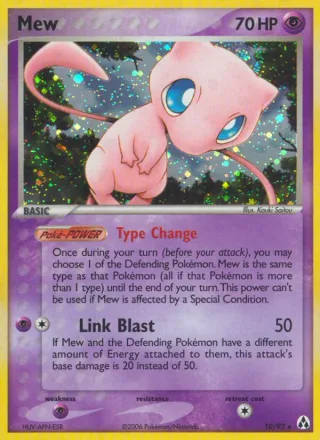 Mew #10 · Legend Maker Pokémon card