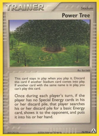 Power Tree #76 · Legend Maker Pokémon card