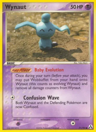 Wynaut #71 · Legend Maker Pokémon card