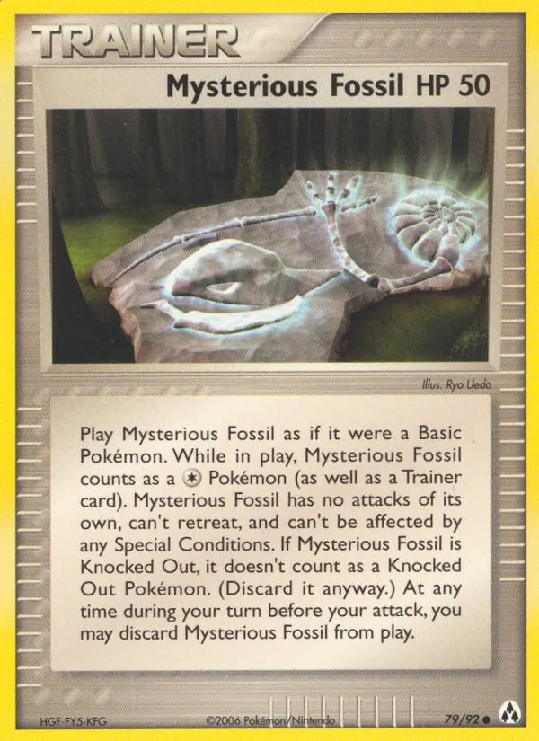 Mysterious Fossil full card art