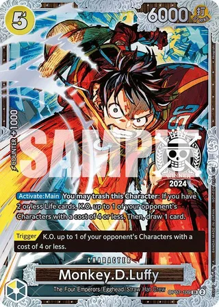 Monkey.D.Luffy (Championship 2024 World Final 2nd Place) #OP07-109-championship-2024-world-final-2nd-place · One Piece Promotion Cards One Piece card