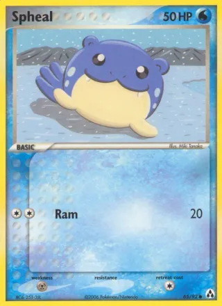 Spheal #65 · Legend Maker Pokémon card