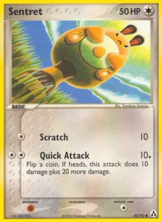 Sentret #62 · Legend Maker Pokémon card
