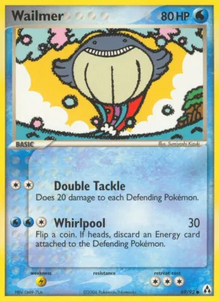 Wailmer #69 · Legend Maker Pokémon card