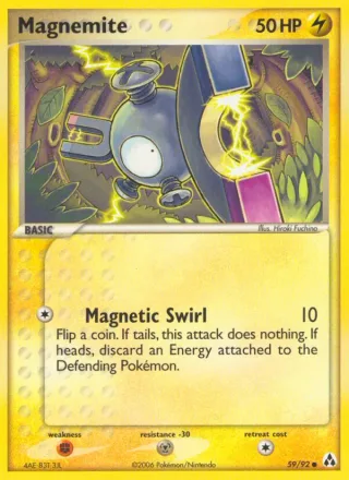 Magnemite #59 · Legend Maker Pokémon card
