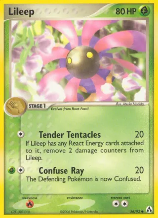 Lileep #56 · Legend Maker Pokémon card