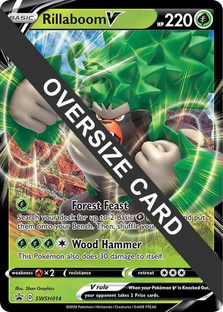 Rillaboom V - SWSH014 #SWSH014 · Jumbo cards Pokémon card