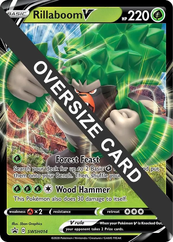 Rillaboom V - SWSH014 full card art