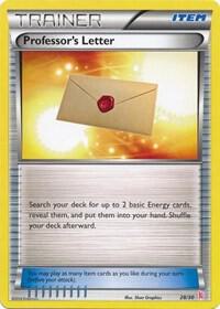 Professor’s Letter #28 · XY trainer Kit (Sylveon) Pokémon card