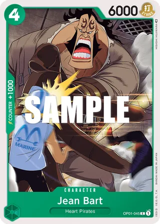 Jean Bart #OP01-045 · Romance Dawn One Piece card
