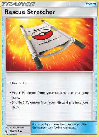 Rescue Stretcher #130 · Guardians Rising Pokémon card