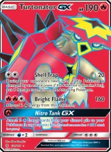 Turtonator GX · Guardians Rising Pokémon card