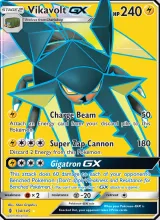 Vikavolt GX · Guardians Rising Pokémon card