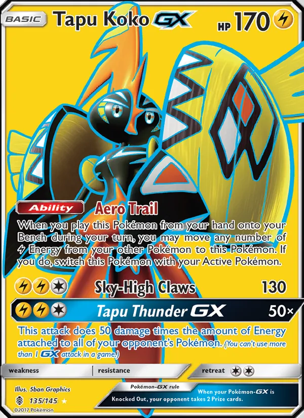 Tapu Koko GX full card art