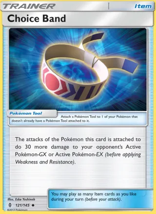 Choice Band #121 · Guardians Rising Pokémon card