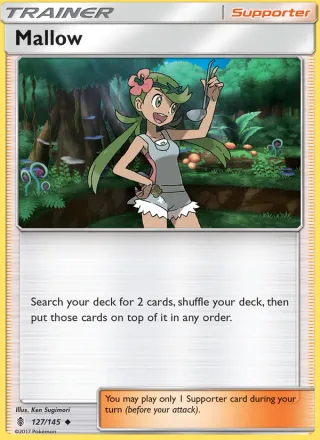 Mallow #127 · Guardians Rising Pokémon card