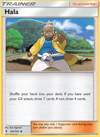 Hala #126 · Guardians Rising Pokémon card