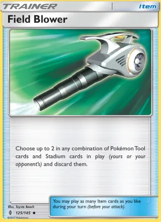Field Blower #125 · Guardians Rising Pokémon card