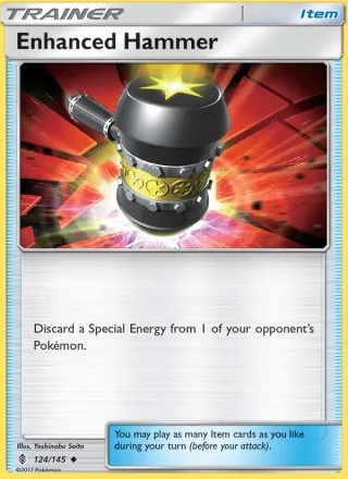 Enhanced Hammer #124 · Guardians Rising Pokémon card