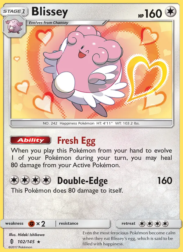 Blissey full card art