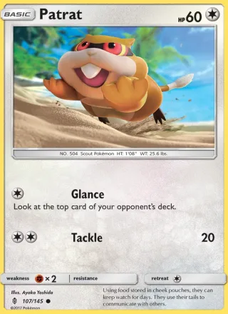 Patrat #107 · Guardians Rising Pokémon card