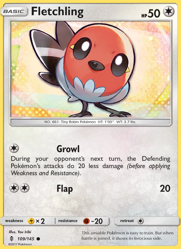 Fletchling full card art