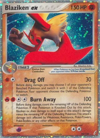 Blaziken ex #90 · Crystal Guardians Pokémon card