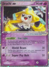 Jirachi ex · Crystal Guardians Pokémon card