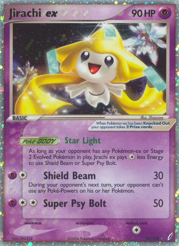 Jirachi ex full card art