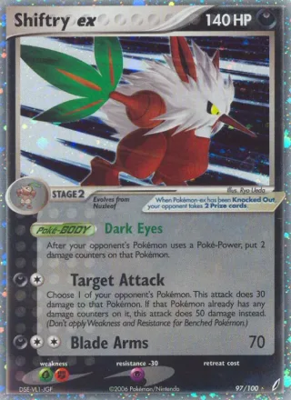 Shiftry ex #97 · Crystal Guardians Pokémon card
