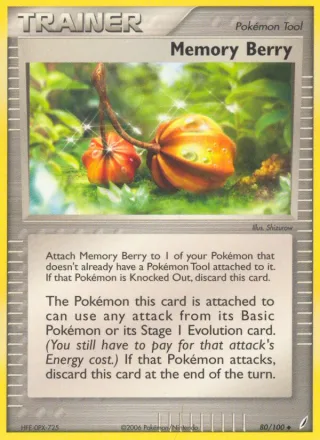Memory Berry #80 · Crystal Guardians Pokémon card