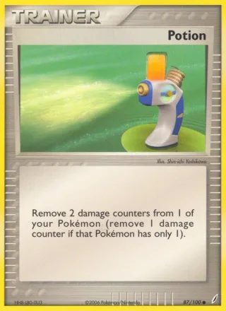 Potion #87 · Crystal Guardians Pokémon card