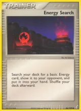 Energy Search · Crystal Guardians Pokémon card