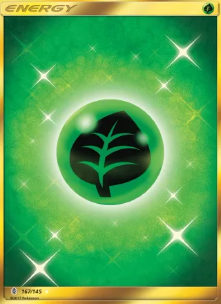 Grass Energy #167 · Guardians Rising Pokémon card