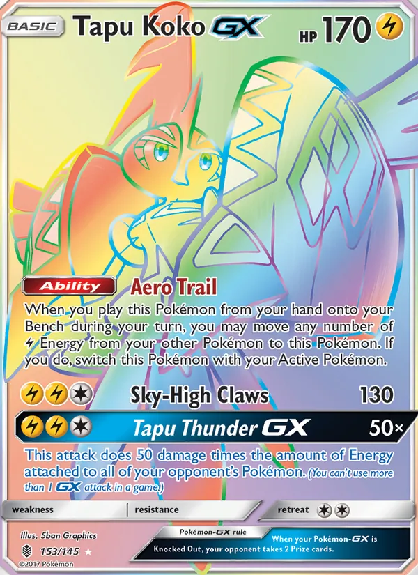 Tapu Koko GX full card art