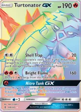 Turtonator GX · Guardians Rising Pokémon card
