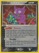 Sableye · Crystal Guardians Pokémon card