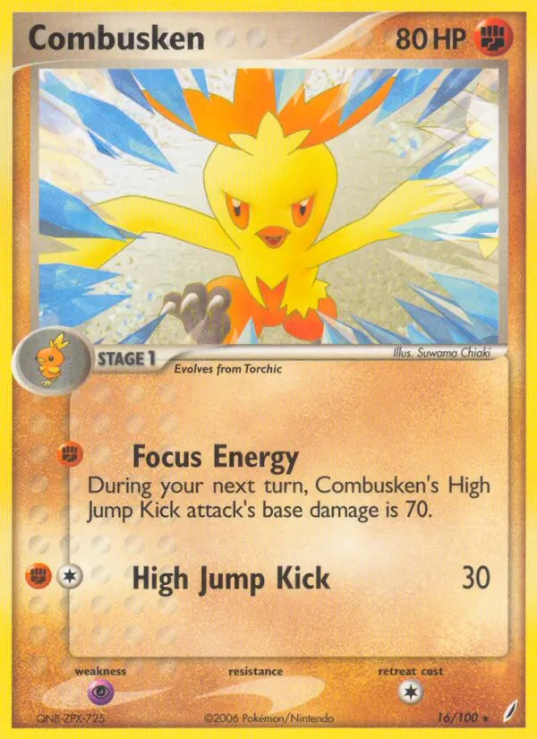 Combusken full card art