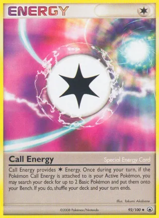 Call Energy #92 · Majestic Dawn Pokémon card