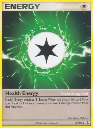 Health Energy #94 · Majestic Dawn Pokémon card