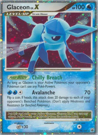 Glaceon #98 · Majestic Dawn Pokémon card