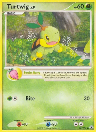 Turtwig #78 · Majestic Dawn Pokémon card