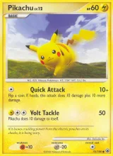 Pikachu · Majestic Dawn Pokémon card