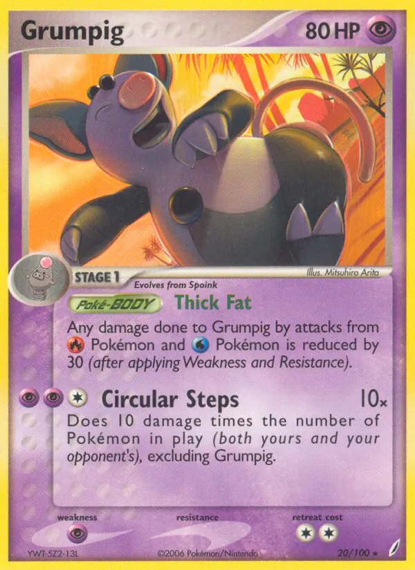 Grumpig full card art