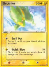 Electrike · Crystal Guardians Pokémon card